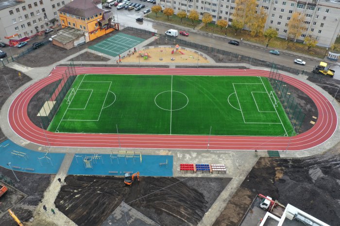 Обустройство спортивного парка в п.Борисовка