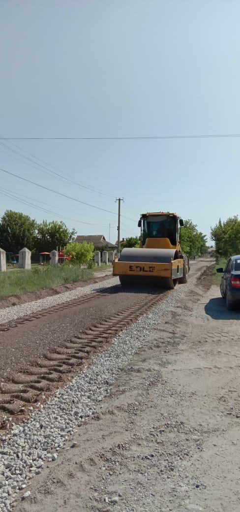 Закончены работы по устройству основания методом холодного ресайклирования на  ул. Садоводов с. Новая Жизнь Джанкойского района